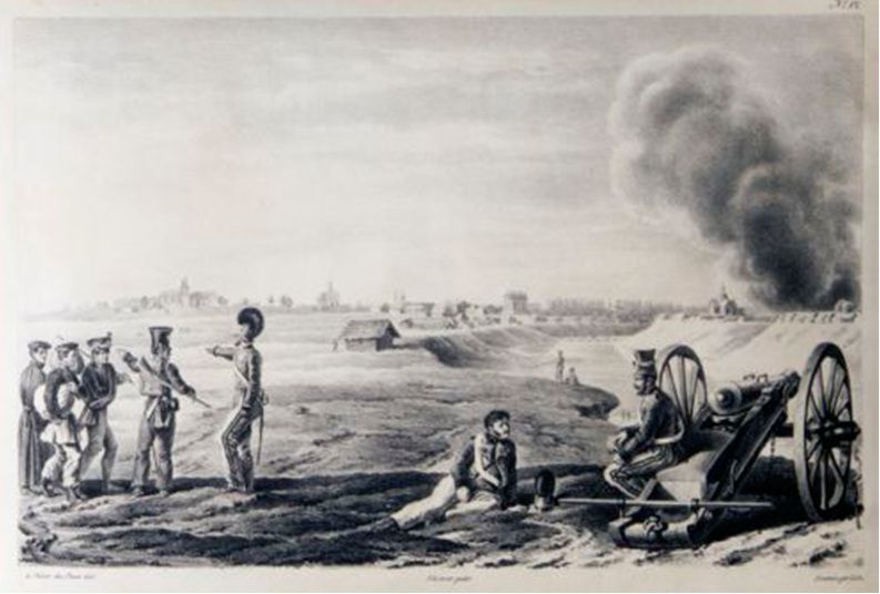 Около Бешенковичей, на берегу Двины, 29 июля 1812 года