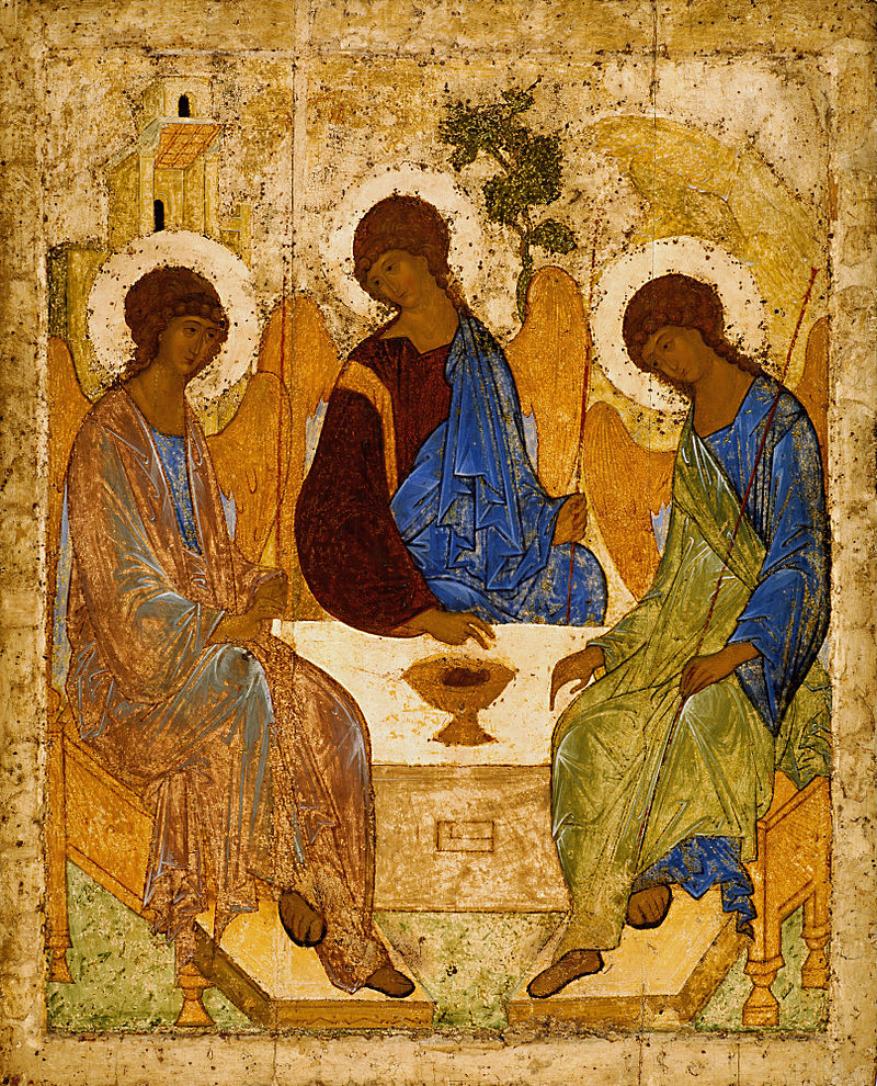 Андрей Рублёв. Икона Святой Троицы. 1422–1427