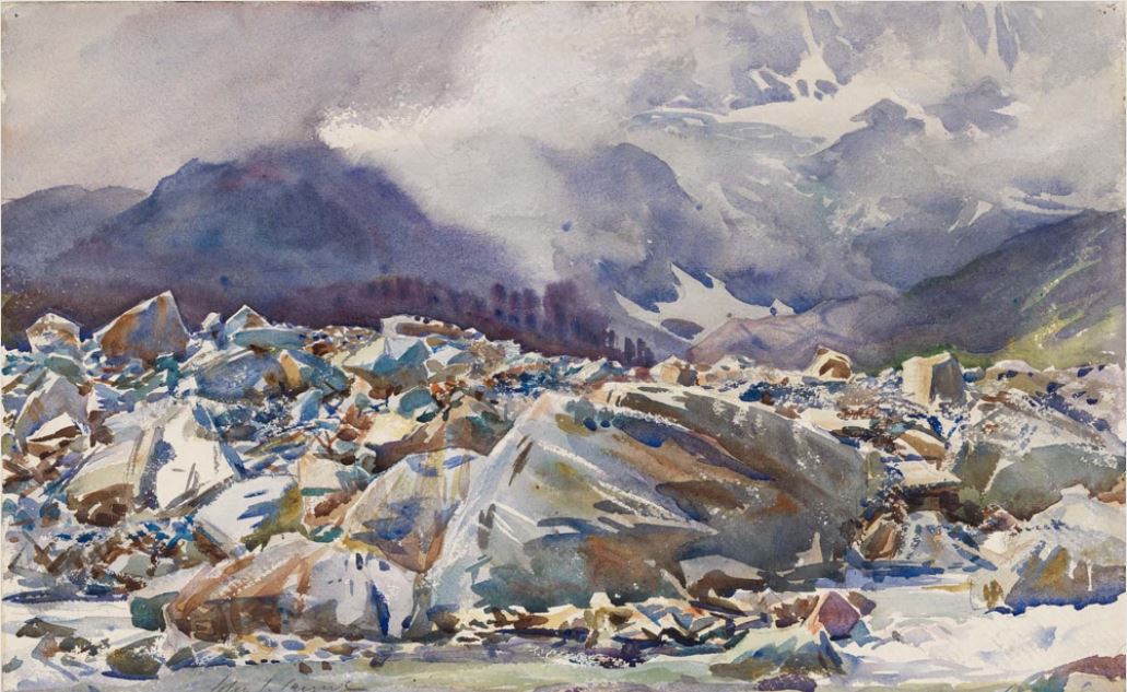 Джон Сингер Сарджент - Сход лавины, 1911