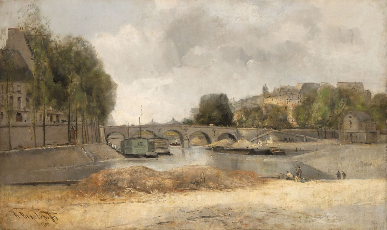 А.П. Боголюбов «Париж. Сена», 1880-е А.П. Боголюбов «Париж. Сена», 1880-е