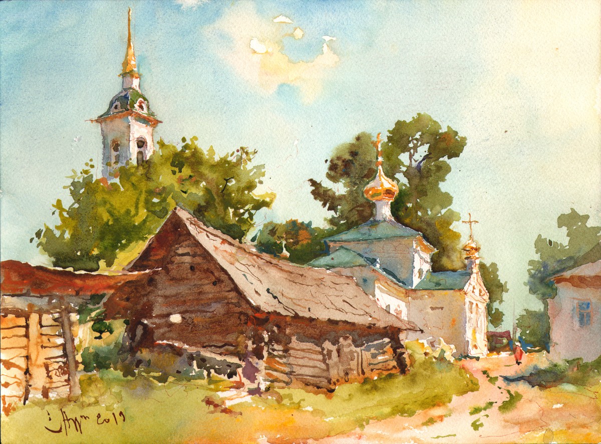 Сергей Алдушкин «Лето в Белбаже», 2019 г.