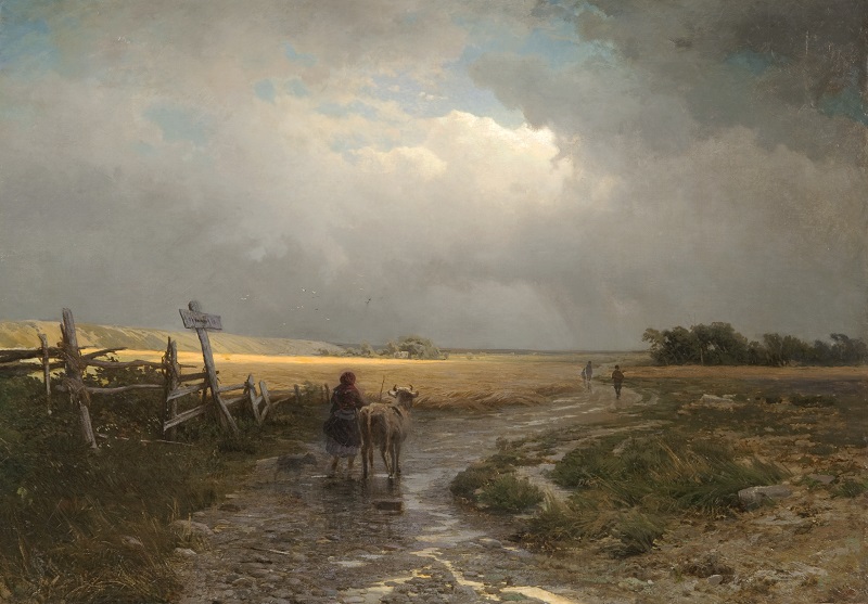 Ф.А. Васильев - После дождя. Проселок, 1870