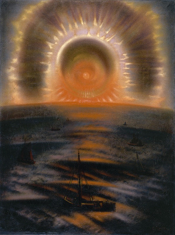 К.Н. Редько - Полуночное солнце. (Северное сияние). 1925