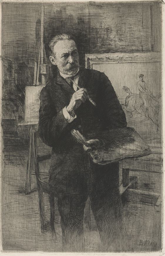 Матэ В. В. Портрет П. О. Ковалевского. 1906