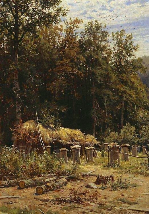Иван Шишкин - Пасека, 1882 ГТГ
