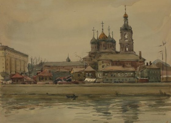 Соломон Бойм - Новоспасский монастырь. 1950-е