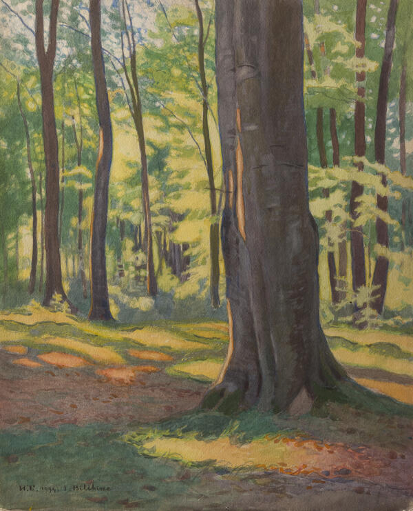 Билибин И.Я. - Компьенский лес, 1934