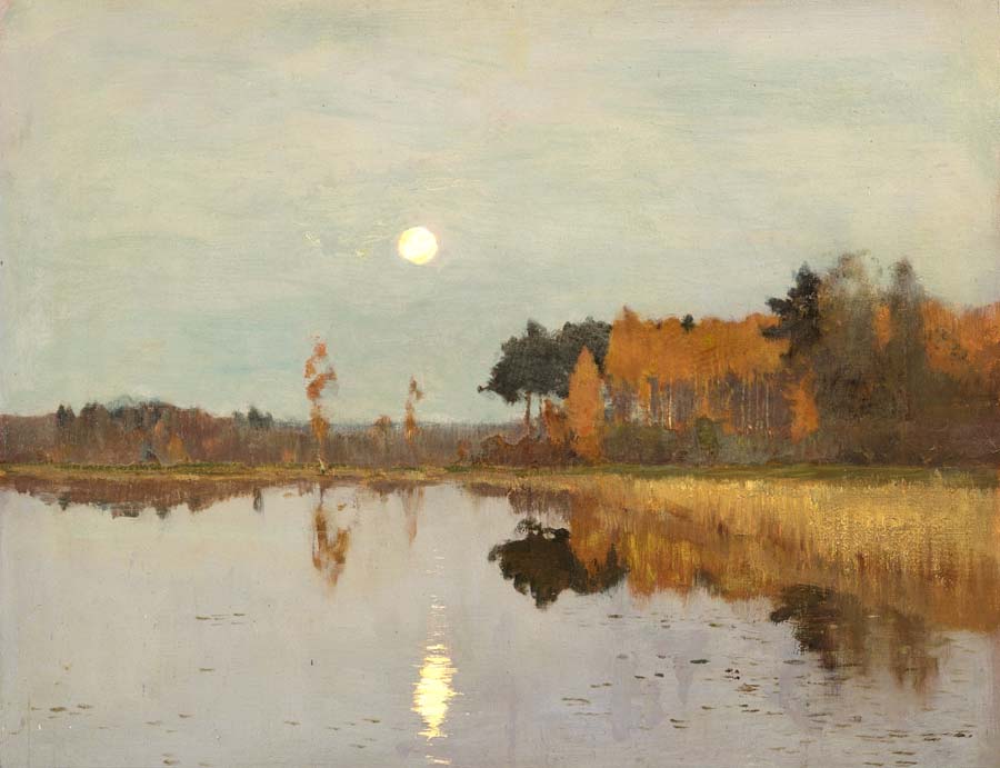 Исаак Левитан - Сумерки. Луна, 1899