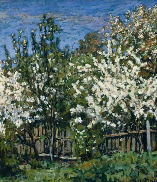 Петр Иванович Петровичев - Цветущие вишни, 1911