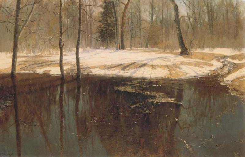 Станислав Юлианович Жуковский - Весенняя вода, 1898