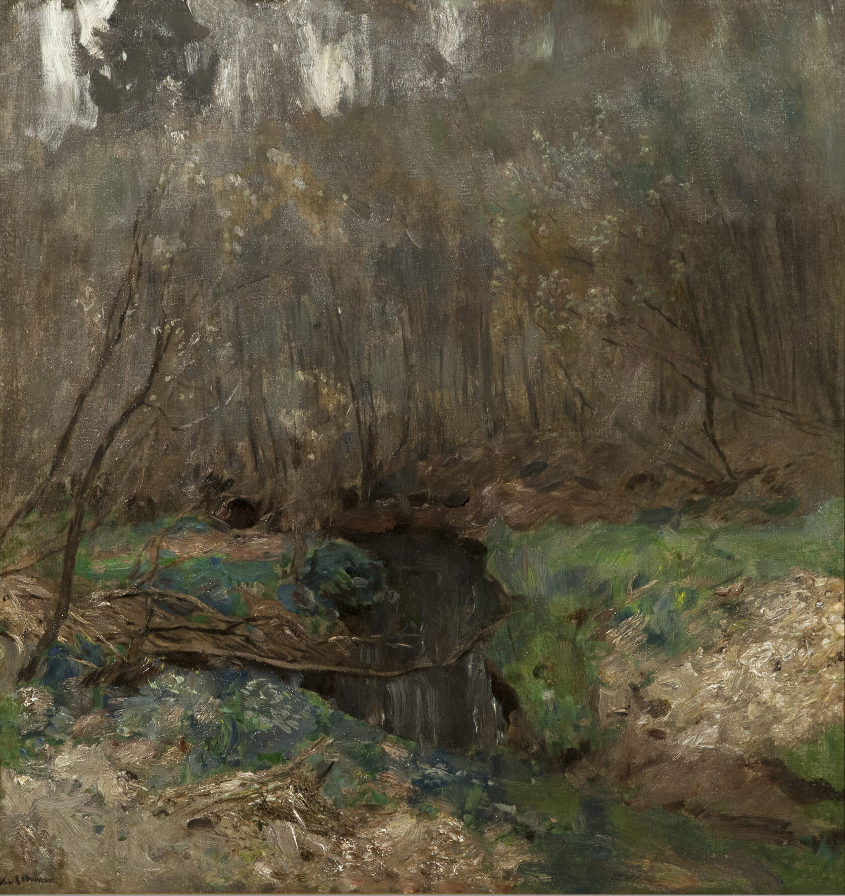И.И. Левитан - Ручей. Весна, 1899