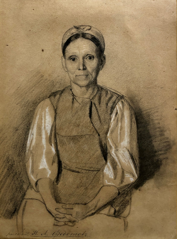 Павел Федотов - Портрет Т. Абрамовой. Середина 1840-х