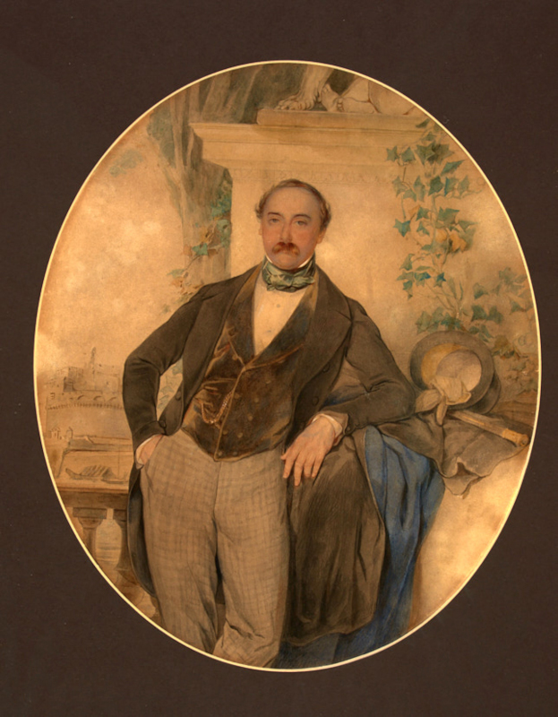 Петр Соколов - Портрет князя С.Ф. Голицына, 1847