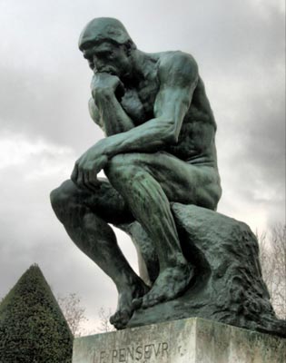 Скульптура Огюста Родена Мыслитель